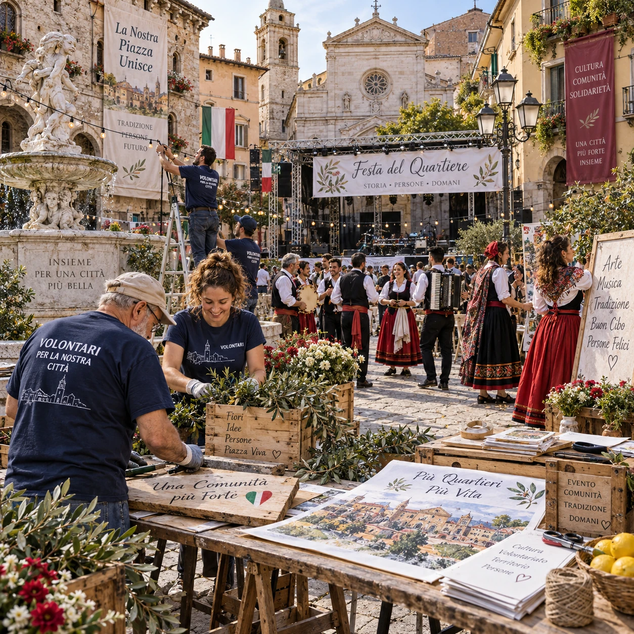 Il coinvolgimento della comunità locale negli eventi culturali del 2013